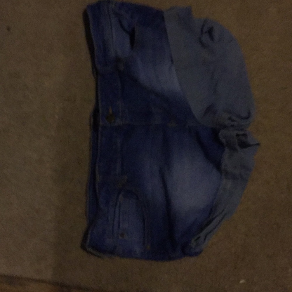 Faded medium blue cutoff shorts size 17